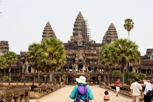angkor wat temple. Angkor Wat is a huge temple
